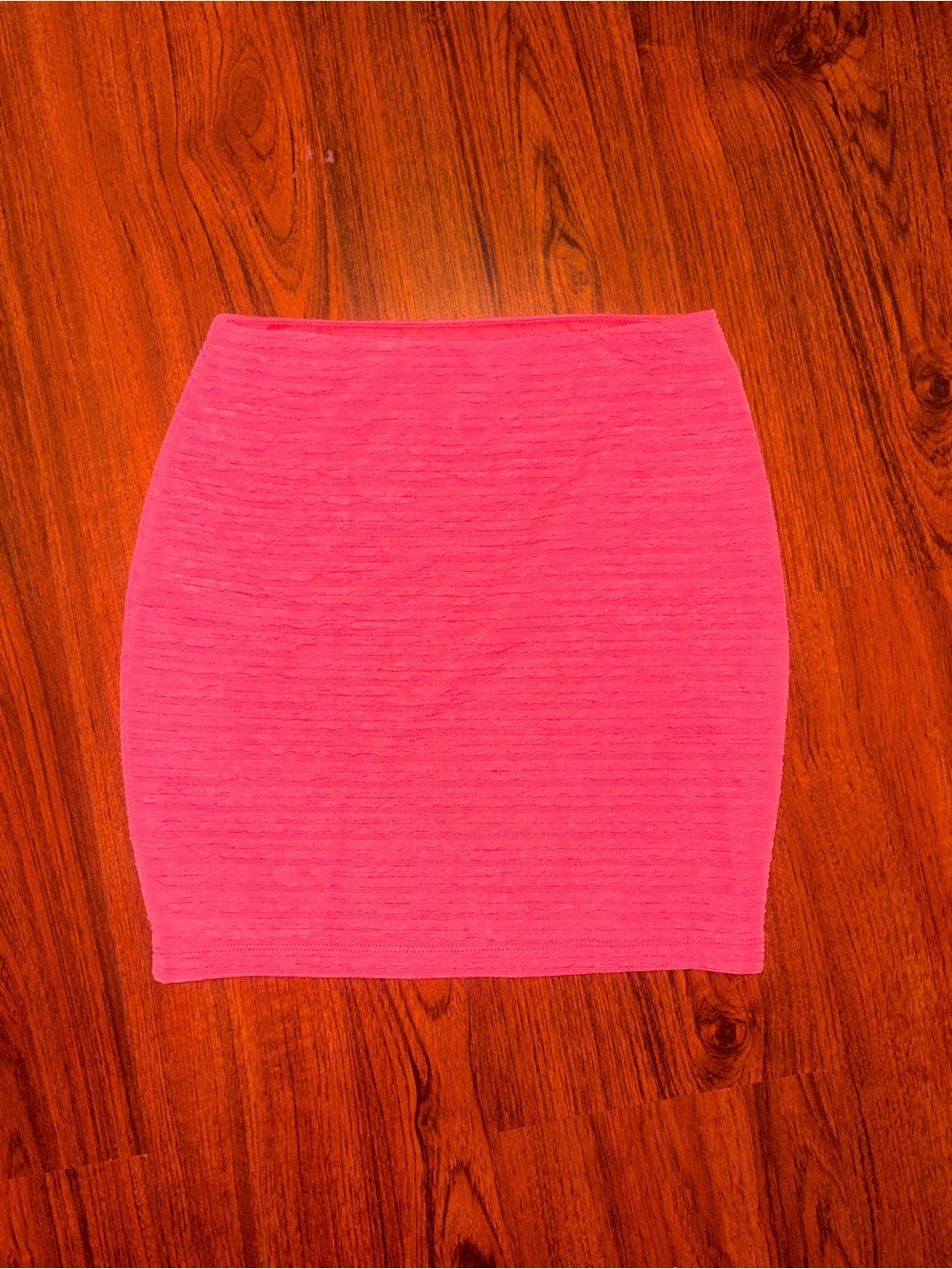 Forever 21 Hot Pink Stretch Mini Skirt